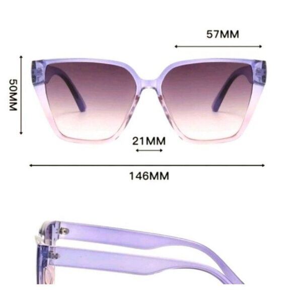 BLACK VINTAGE SUNGLASSES - Picture 2 of 3